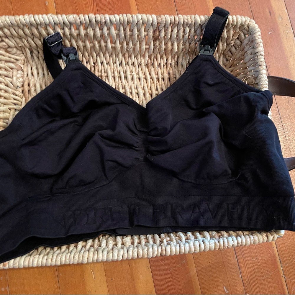 Kindred Bravely Nursing Pump Bra Black